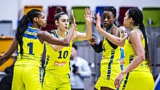 Valériane Vukosavljevi�ová, María Condeová, Temi Fágbénléová a Brionna Jonesová...