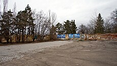 Areál bývalých kasáren v Plzni na Slovanech (13. bezna 2023)