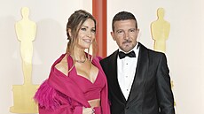 Nicole Kimpelová a Antonio Banderas na udílení cen Oscar (Los Angeles, 12....