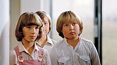 �aneta Fuchsová, Jan Kreidl a Luká� Bech v seriálu Létající �estmír (1983)