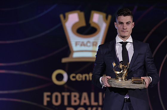 Patrik Schick - nejlepí eský fotbalista za rok 2022.