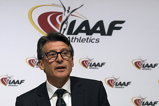 Prezident Svtové atletiky Sebastian Coe.