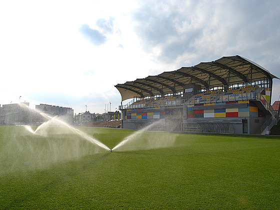 Spolenost IRRIGA® realizovala závlahu pro FC Hradec Králové na nejmodernjím...