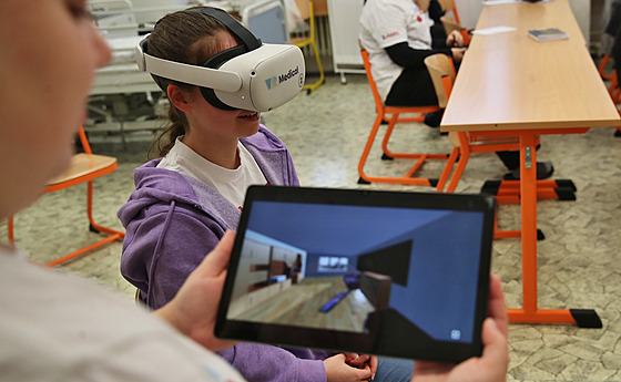 Budoucnost? Virtuální realita usnadní výuku teba ve zdravotnictví.