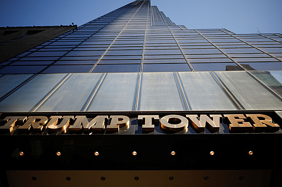 Trump Tower v centru Manhattanu v New Yorku, USA. (20. bezna 2023)