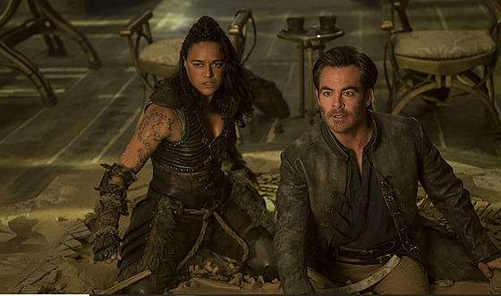 Michelle Rodriguez a Chris Pine