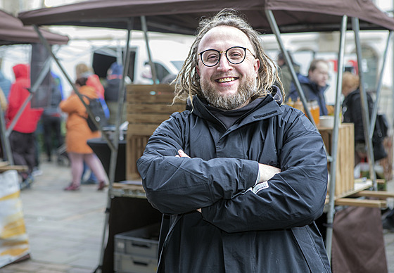 Tomá� Popp, organizátor plze�ských farmá�ských trh� (25. 3. 2023)