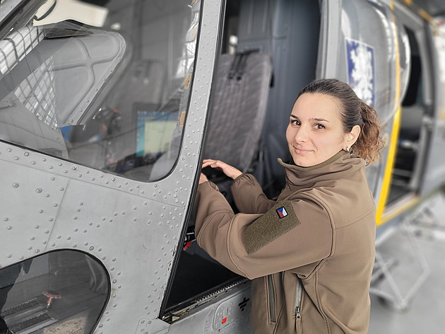 Letecká technička Patricie pokračuje v rodinné tradici. V armádě je od střední