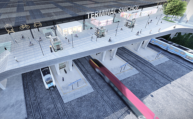 Oprava smíchovského nádraží za čtyři miliardy začne zkraje příštího roku