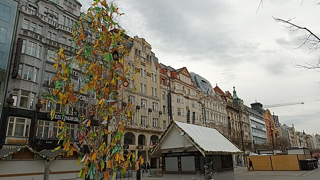 <p>Trh na Václavském náměstí.</p>