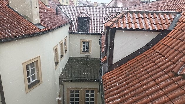 Návrat zimy do Prahy