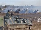 Ukrajinská bojová technika je pipravena k ofenziv
