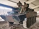 Francouzské bojové vozidlo AMX-10RC v ukrajinských rukách