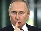 Ruský prezident Vladimir Putin bhem tiskové konference v prosinci 2022