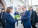 P�edsedu vl�dy v Jesen�ku p�iv�tala starostka m�sta Zde�kou Bli��anovou, se...