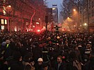 Ve Francii znovu protestovali proti dchodové reform. (23. bezna 2023)