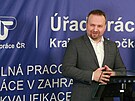 Ministr pr�ce a soci�ln�ch v�c� Marian Jure�ka v Liberci (27. b�ezna 2023)