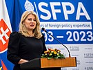 Slovenská prezidentka Zuzana aputová (27. bezna 2023)