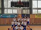 Basketbalitsky BK Kralupy Junior po vyhranm zpase. (19. bezna 2023)