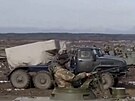 Koncentrace ukrajinské bojové techniky