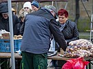 Prvn  farmsk trhy v letonm roce na nmst Republiky v Plzni (25. 3. 2023)