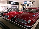 <p>Výstava legendárních aut škoda v Arkádách Pankrác</p>