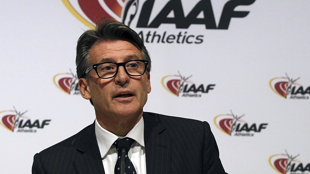 Prezident Sv�tové atletiky Sebastian Coe.