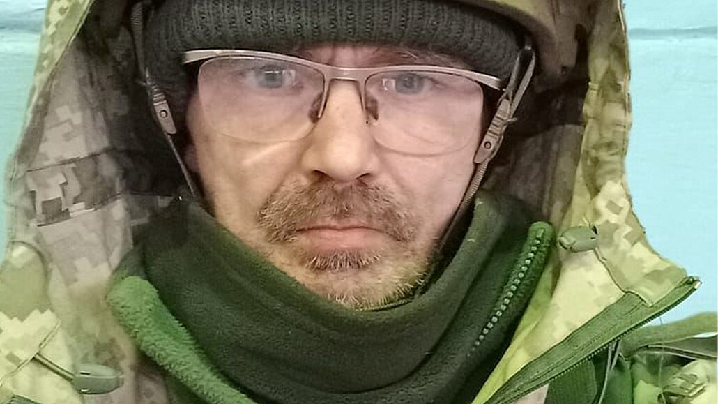 Pohřešovaný český dobrovolník na Ukrajině pod přezdívkou Sendy Storm.
