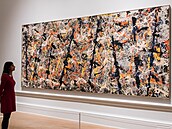 Dílo Jacksona Pollocka v londýnské galerii Royal Academy Of Arts
