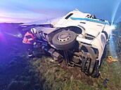 Nehoda kamionu u Stračova (18. března 2023)