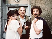 Dagmar Patrasová, Josef Bláha a Jií Datel Novotný v seriálu Návtvníci (1983)