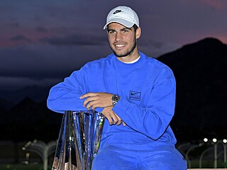 Carlos Alcaraz jako vítz turnaje v Indian Wells