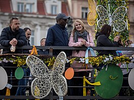 Velikononí trhy v Praze na Staromstském námstí. (25. bezna 2023)