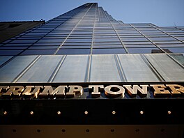 Trump Tower v centru Manhattanu v New Yorku, USA. (20. bezna 2023)