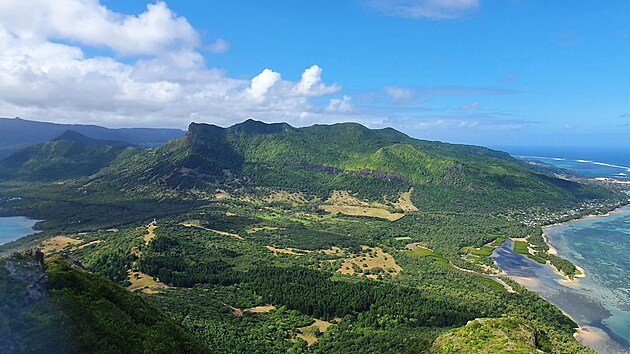 Pohled na Mauricius z Le Morne