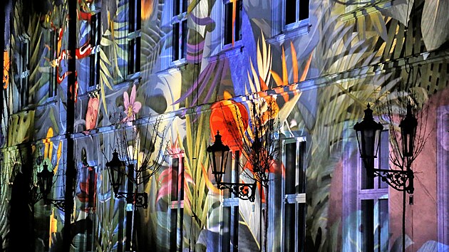 V centru Plzně se koná festival umění a světla BLIK BLIK.
