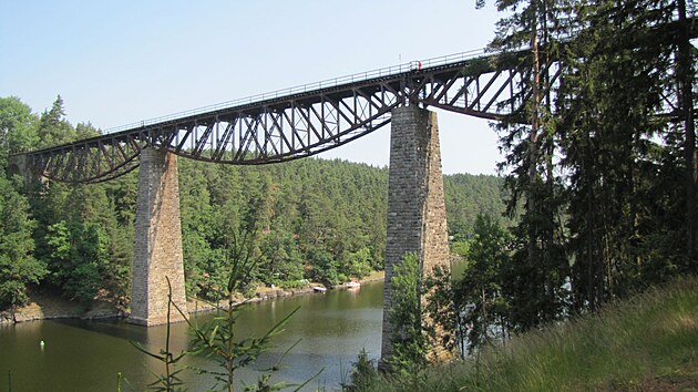 Stávající stav mostu – pohled zleva