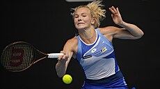 Kateina Siniaková v souboji s Coco Gauffovou na Australian Open. (16. ledna...