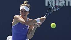 Česká tenistka Markéta Vondroušová ve třetím kole turnaje v Miami.