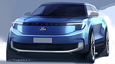 Nový plně elektrický Ford Explorer má premiéru v březnu 2023.