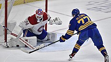 John Jason Peterka neprom��uje samostatný nájezd proti Montrealu.