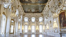 Sněmovní sál arcibiskupského zámku v Kroměříži se obnovy dočkal po zhruba půl...