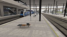Vizualizace rekonstrukce nádražního terminálu Praha-Smíchov