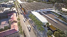 Vizualizace rekonstrukce stanice nádraží Praha-Smíchov | na serveru Lidovky.cz | aktuální zprávy