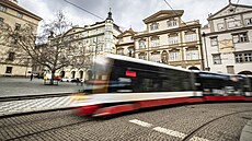 Tramvaje na praské Malé Stran