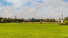 Pozemky ur�ené pro stavbu nových bytových dom� v Hradci Králové. Na snímku...