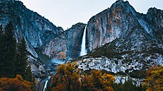 Yosemitský vodopád v Kalifornii