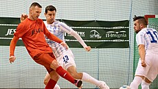 Michal Salák (v oranovém) neodvrátil druhou prohru Spartaku Pertejn v sérii s...