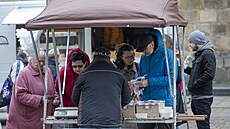 První  farmá�ské trhy v leto�ním roce na nám�stí Republiky v Plzni (25. 3. 2023)