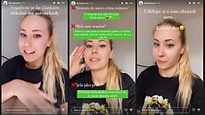 Denisa Grossová se na Instagramu vyjádila k autonehod. (27. bezna 2023)